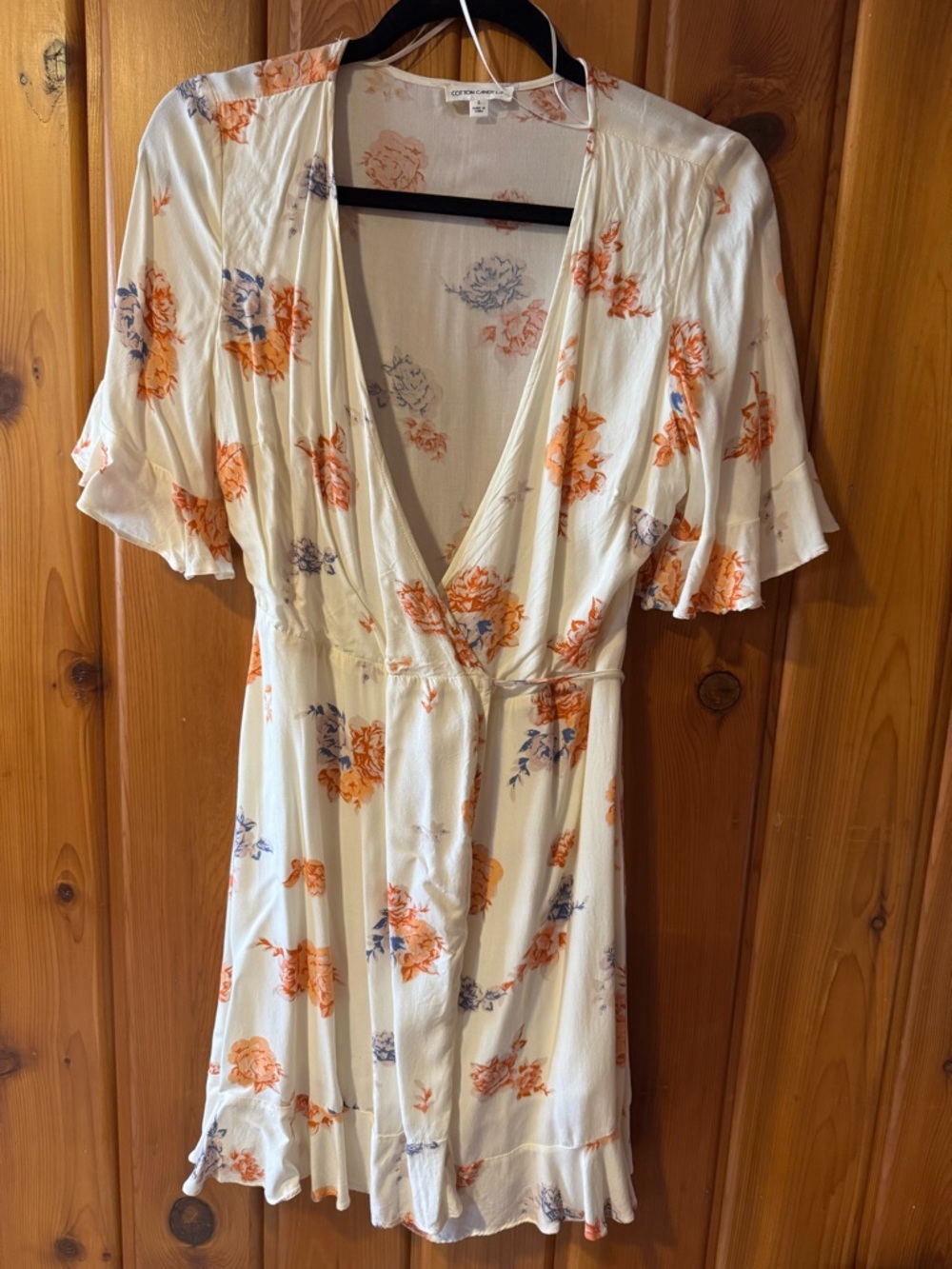 Floral Print Cream dress